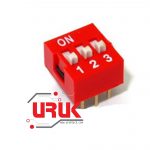 3 Pin Flat Toggle Switch 2.54mm