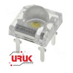 Warm White LED 5mm 4-Pin Dome Wide Angle Bright