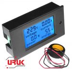 Multifunction Voltage Ampere Power Energy Meter AC80-260V/100A