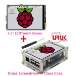 3.5" Touchscreen for Raspberry Pi + Acrylic Case + Pen for Raspberry Pi 3