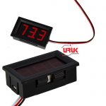 Digital DC Voltmeter with Red LED Display