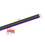 1m of 5Pins  Extension Flexible Wire 22 AWG