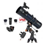 Celectron AstroMaster 130EQ Newtonian Reflector Telescope with Eyepieces