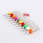10pcs/set Tungsten Steel Carbide Drill Bits 0.3mm to 1.2mm