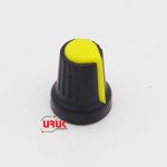 Potentiometer Yellow Knob Cap for 6mm shaft