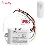 3 Ways Wireless Remote Control ON/OFF Switch