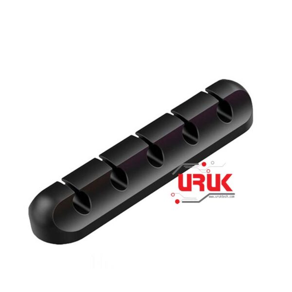 Silicone Adhesive 5 Cables Organizer - Image 2