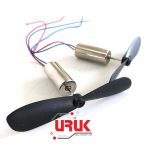 Pair of DC 3.7V 48000RPM Coreless Motor with Propellers