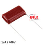 1uF 400V Polypropylene Film Capacitor 20mm Pitch 105J