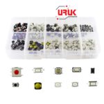 250pcs SMD Tactile Push Button 10 Types