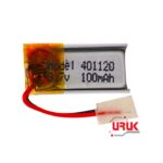 100mAh 3.7V Lithium Polymer Rechargeable Battery